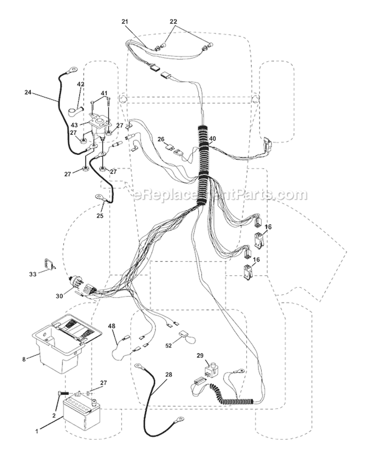 Page A Diagram and Parts List for WE12538J  Weed Eater Lawn Tractor